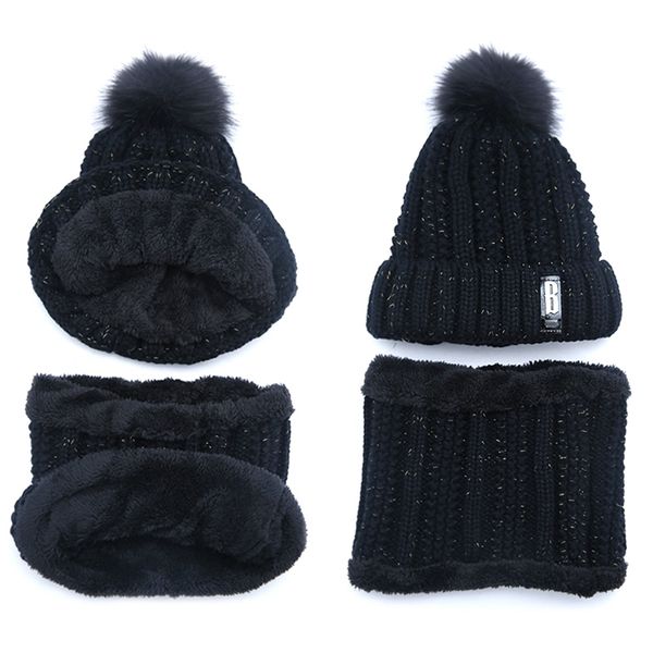 letters knitted hat women brand winter women ball ski hat pompoms hats knitted, Blue;gray